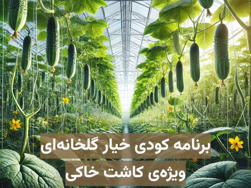 برنامه کودی خیار گلخانهای ویژه کاشت خاکی